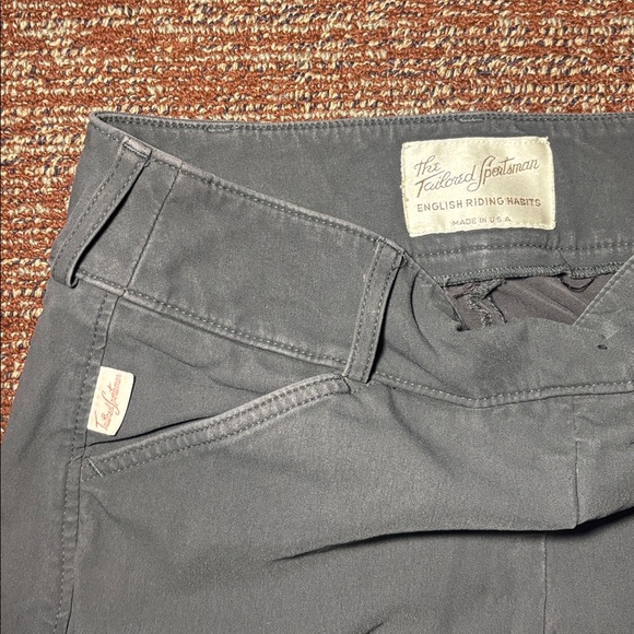 Tailored sportsman trophy hunter low rise size zip breeches charcoal grey 28 - Picture 3 of 16